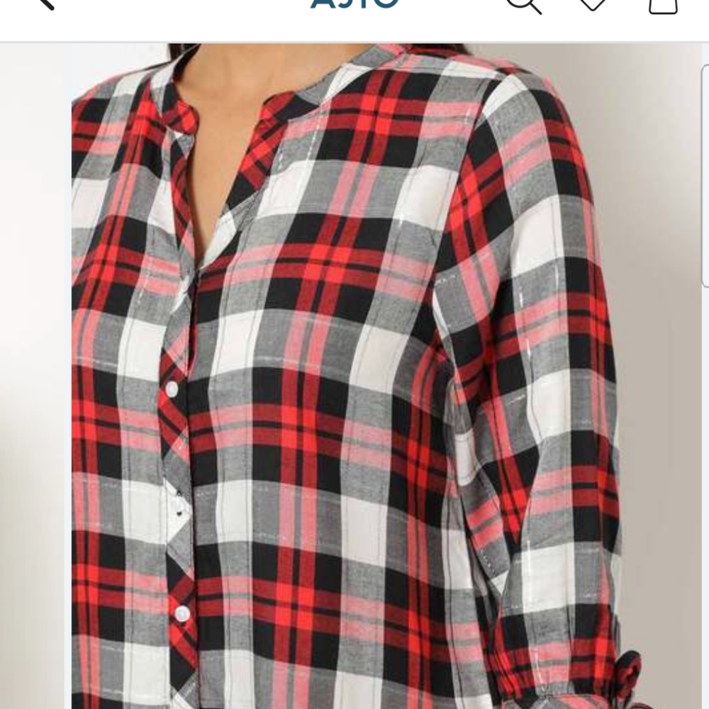 Trends Ajio Checked Shirt - Picture 1 of 5